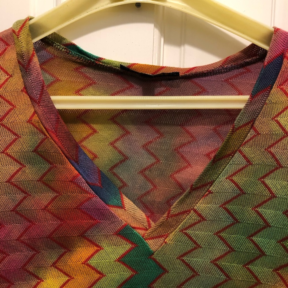 View Collection Rainbow Pointelle Top - Picture 2 of 8